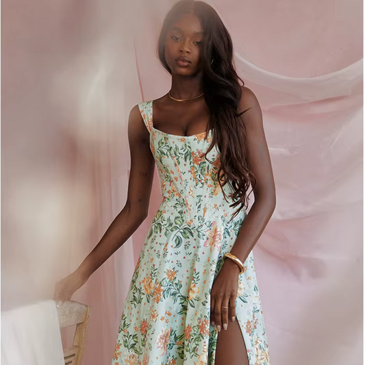Elegant Summer Corset Dress