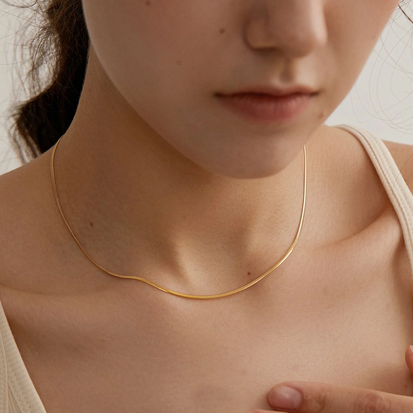 Gold Plated Choker Necklace