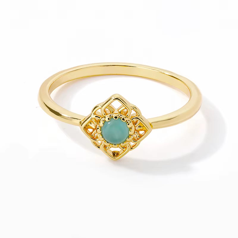 Green Opal Ring