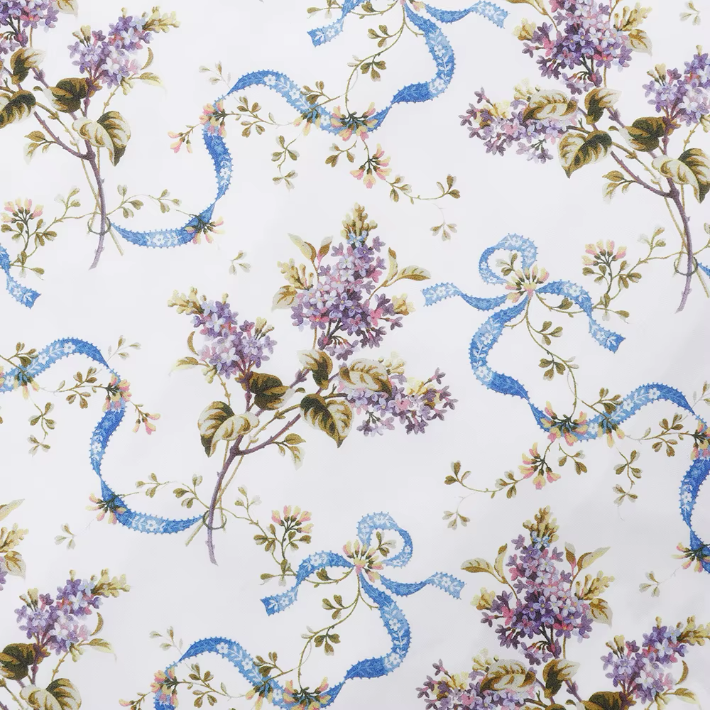 White Floral Print Holiday Dress