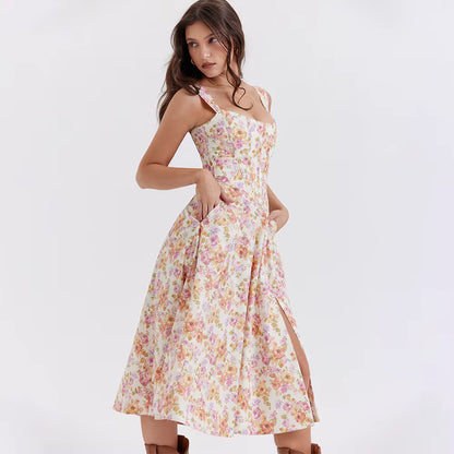 Elegant Summer Corset Dress