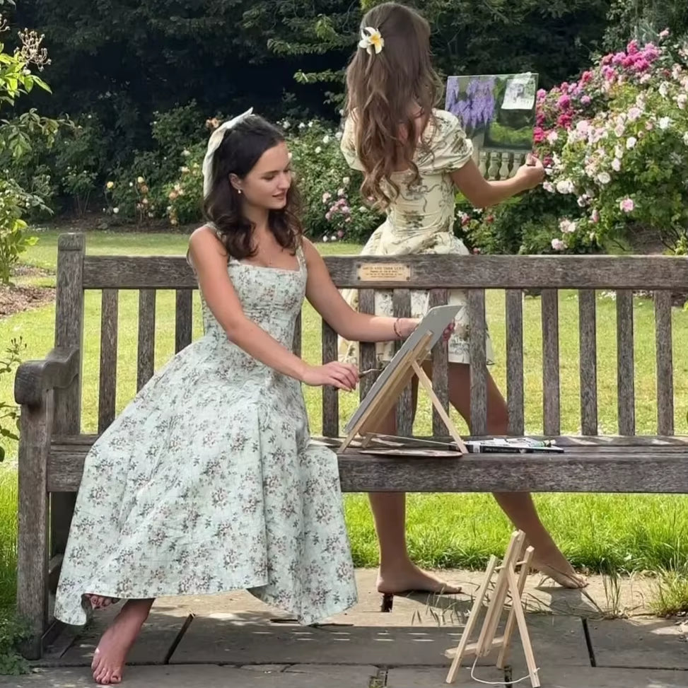 Elegant Lace up Dress