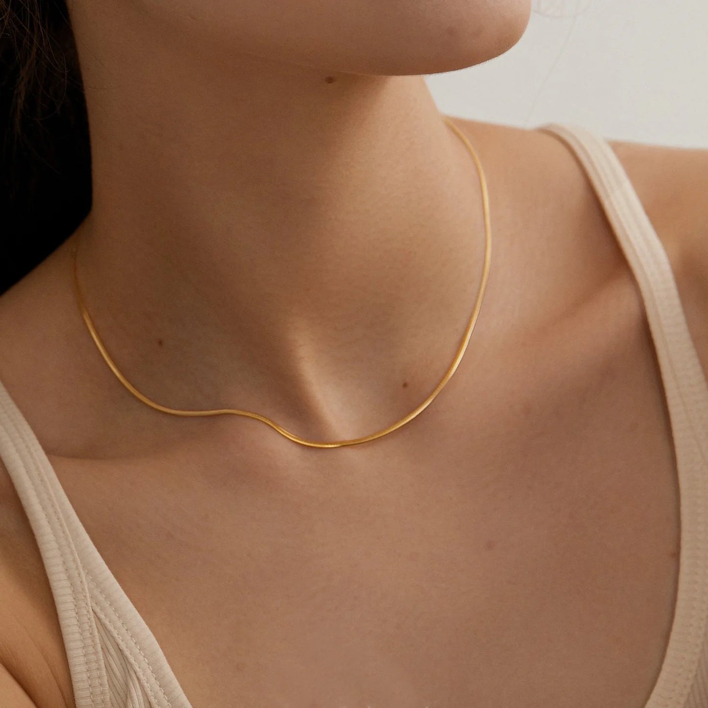 Gold Plated Choker Necklace