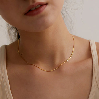 Gold Plated Choker Necklace