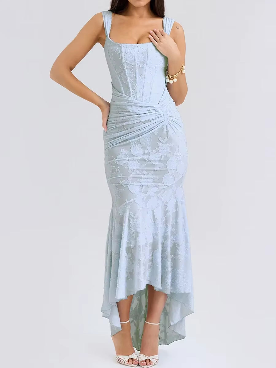 Radiant Gathered Dress